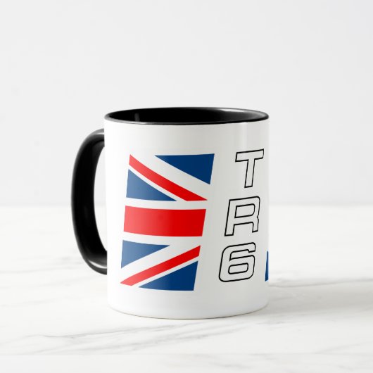 Mug Logo de l'indicateur Triumph TR6 (Devant gauche)