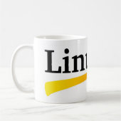 Mug Logo de Linux avec des produits de Tux (Gauche)