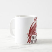 Mug logo de l'oiseau Bec-croisé des montagnes rocheuse (Devant gauche)