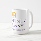 Mug Logo de l'Université d'Albany (Devant droit)