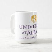Mug Logo de l'Université d'Albany (Devant gauche)