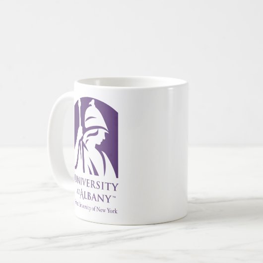 Mug Logo de l'Université d'Albany (Devant gauche)