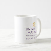 Mug Logo de l'Université d'Albany (Devant droit)