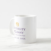 Mug Logo de l'Université d'Albany (Devant gauche)