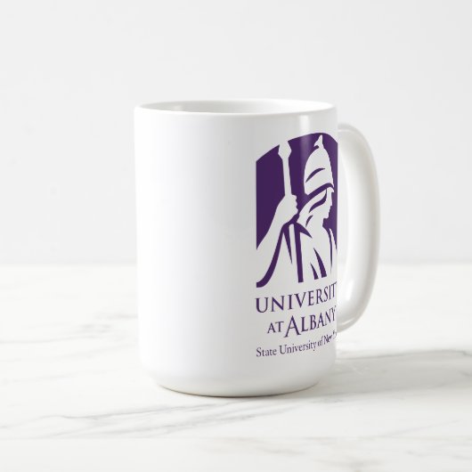 Mug Logo de l'Université d'Albany (Devant droit)