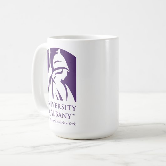 Mug Logo de l'Université d'Albany (Devant gauche)