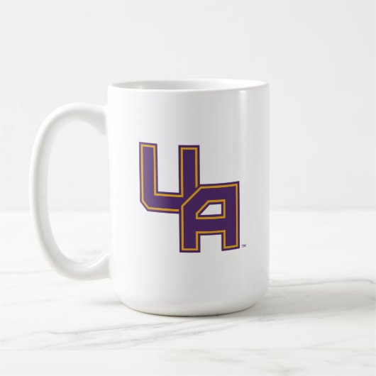 Mug Logo de l'Université d'Albany Initials (Gauche)