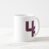Mug Logo de l'Université d'Albany Initials (Devant droit)