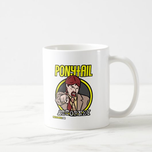 Mug Logo de mandataire de queue de cheval (Droite)