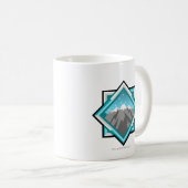 Mug Logo de montagne de terreur d'équipe (Devant droit)