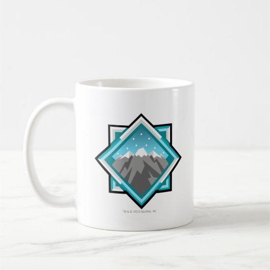 Mug Logo de montagne de terreur d'équipe (Gauche)