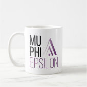Mug Logo de Mu Phi Epsilon (Gauche)