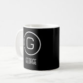 Mug Logo de nom personnel personnalisable (Devant gauche)