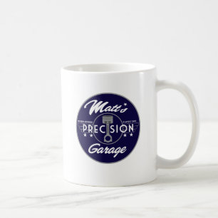 Mug Logo de norme de garage de la précision de Matt