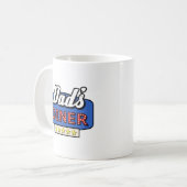 Mug Logo de papa's Diner - Un cadeau pour papa (Devant gauche)