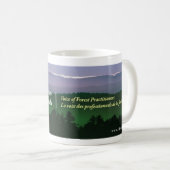 Mug Logo de paysage (Devant droit)