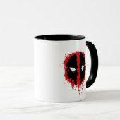Mug Logo de peinture de Deadpool (Devant droit)