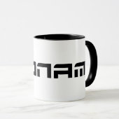 Mug Logo de police futuriste Toonami (Devant droit)