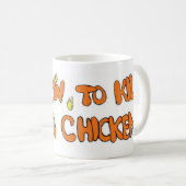 Mug Logo de poulet (Devant droit)