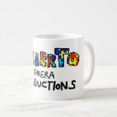 Mug Logo de productions d'Alberto Herrera (Devant droit)