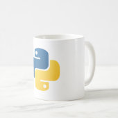 Mug logo de programmation python (Devant droit)