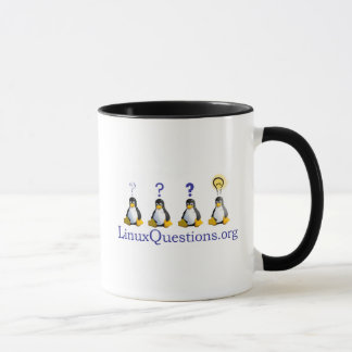 Mug Logo de questions de Linux