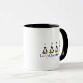Mug Logo de questions de Linux (Devant droit)