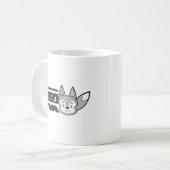 Mug Logo de renard argenté (Devant gauche)