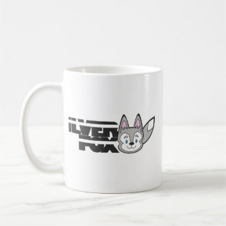 Mug Logo de renard argenté