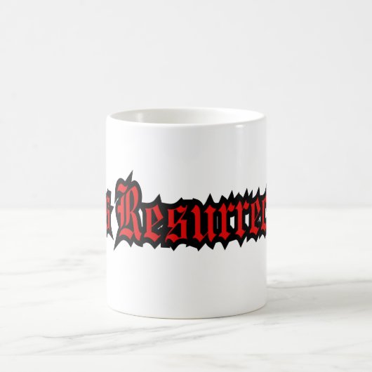 Mug Logo de résurrection Dios, 11 oz (Centre)