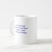 Mug Logo de rivière d'AZ, juste parce que vous ne (Devant gauche)