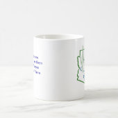 Mug Logo de rivière d'AZ, juste parce que vous ne (Centre)