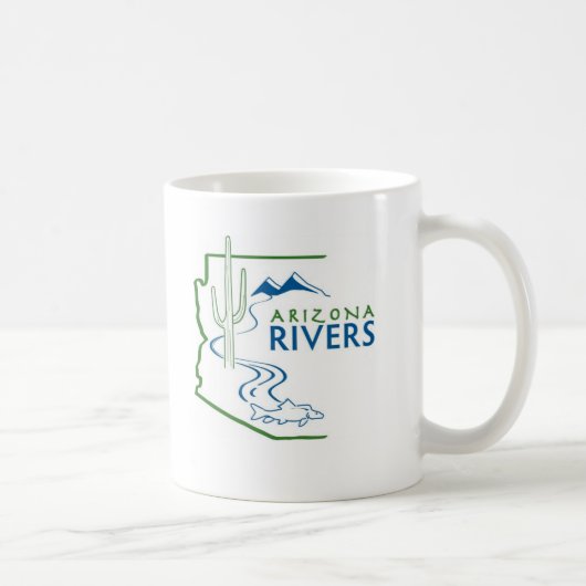 Mug Logo de rivière d'AZ, juste parce que vous ne (Droite)