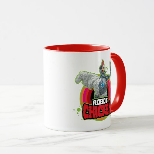 Mug Logo de Robot Chicken Character (Devant droit)