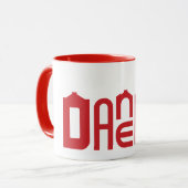 Mug Logo de rouge de Danebod (Devant gauche)