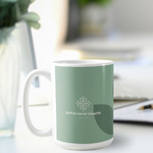 Mug Logo de Sage Green Conseiller en santé comportemen