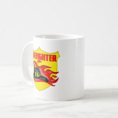 Mug Logo de sapeur-pompier (Devant gauche)