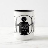 MUG LOGO DE SILHOUETTE DE DERMATOLOGIE DE DR (Centre)