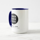 Mug Logo de site Web promotionnel d'entreprise moderne (Devant gauche)