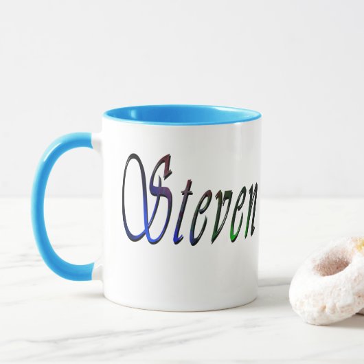 Mug Logo de Steven Name, (Avec donut)