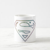 Mug Logo de Supergirl Rainbow Outline (Centre)