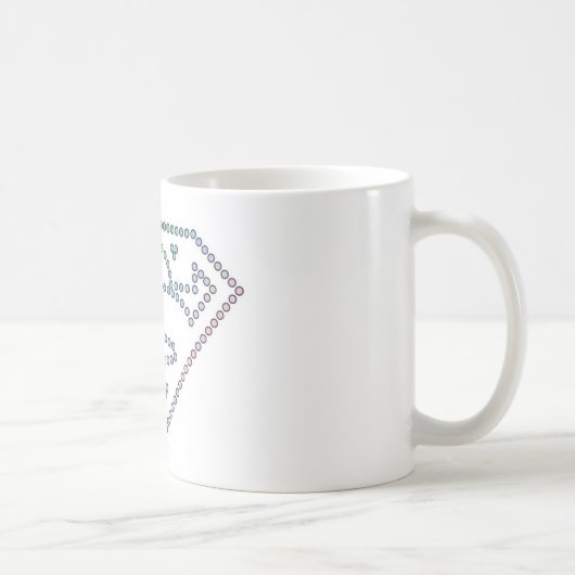 Mug Logo de Supergirl Rainbow Outline (Droite)