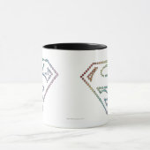 Mug Logo de Supergirl Rainbow Outline (Centre)