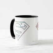 Mug Logo de Supergirl Rainbow Outline (Devant gauche)