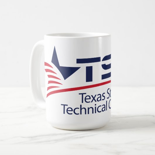 Mug Logo de Texas State Technical College (Devant gauche)