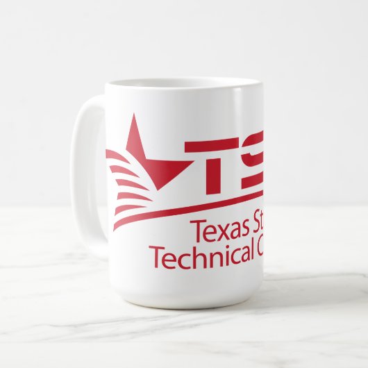 Mug Logo de Texas State Technical College (Devant gauche)