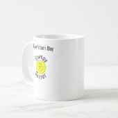 Mug Logo de texte incurvé petit du Grumpy Geezer (Devant gauche)