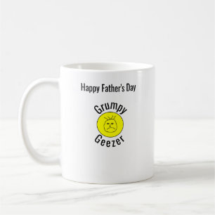 Mug Logo de texte incurvé petit du Grumpy Geezer