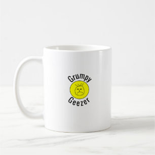 Mug Logo de texte incurvé petit Grumpy Geezer