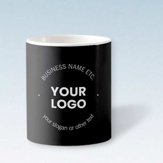 Mug Logo de votre entreprise et texte modifiable | Noi
